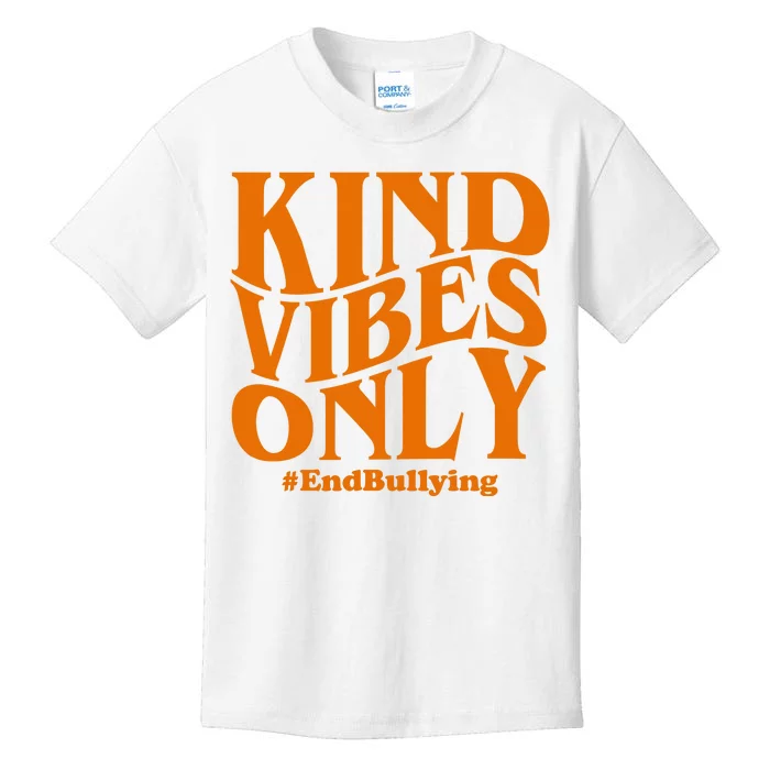 Kind Vibes Only End Bullying Kids T-Shirt