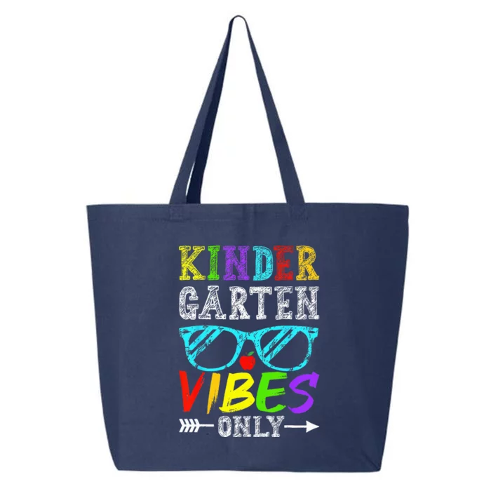 Kindergarten Vibes Only Back To School Cool Teacher 25L Jumbo Tote