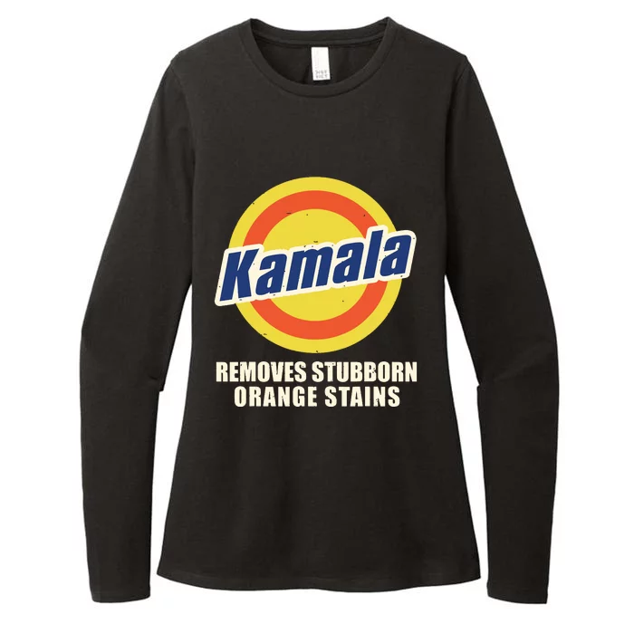 Kamala Vote Remove Stubborn Orange Stains Harris Funny Vote Womens CVC Long Sleeve Shirt