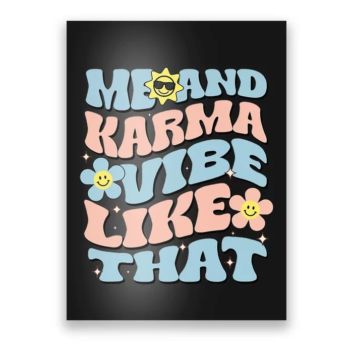 Karma Vibe Reto Karma Vibe Super Fun Poster