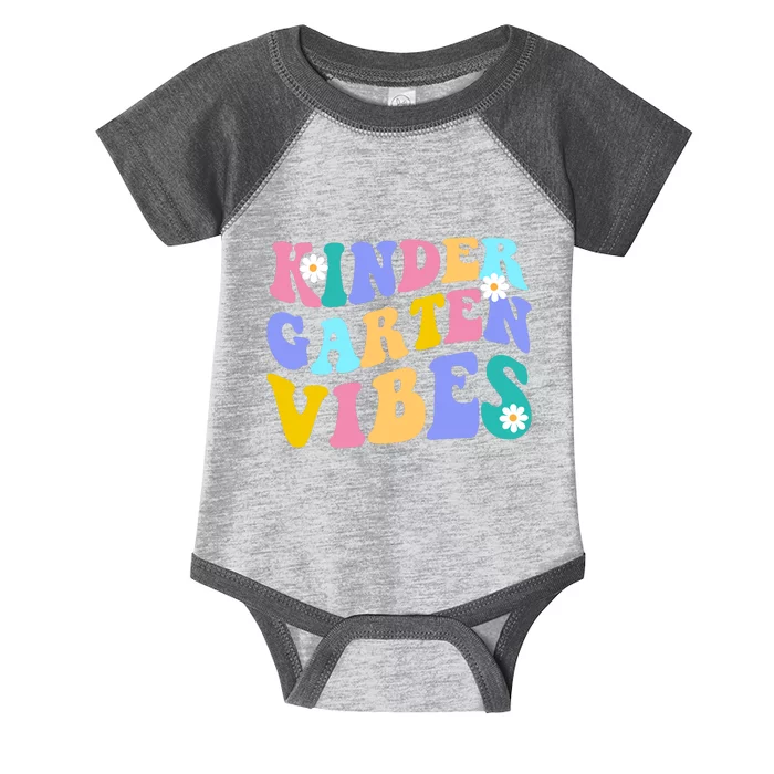 Kindergarten Vibes Retro Colorful Infant Baby Jersey Bodysuit