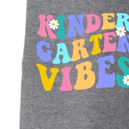 Kindergarten Vibes Retro Colorful Doggie 3-End Fleece Hoodie