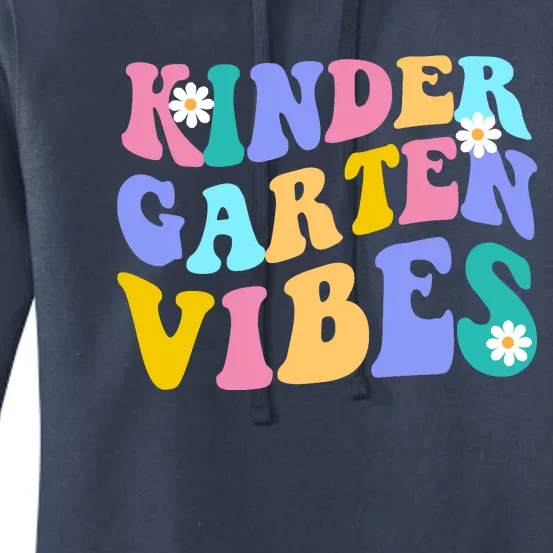 Kindergarten Vibes Retro Colorful Women's Pullover Hoodie