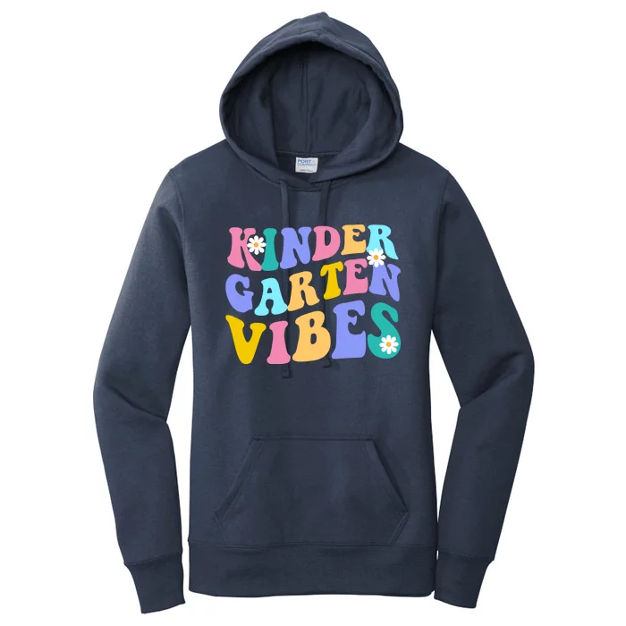 Kindergarten Vibes Retro Colorful Women's Pullover Hoodie