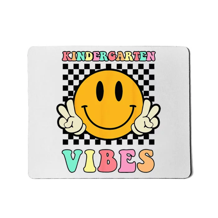 Kindergarten Vibes Retro Smile Back to School Teacher Mousepad