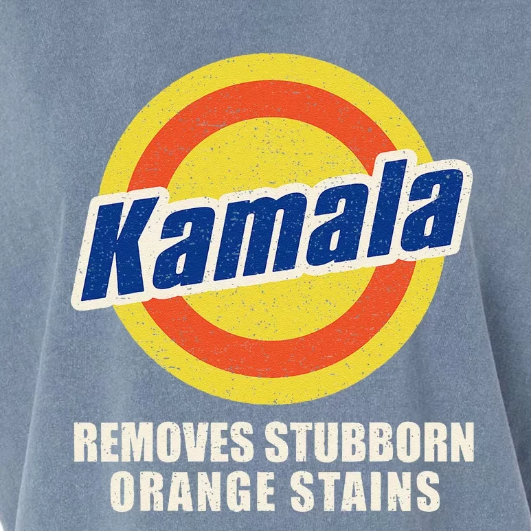 Kamala Vote Remove Stubborn Orange Stains Harris Funny Vote Garment-Dyed Women's Muscle Tee