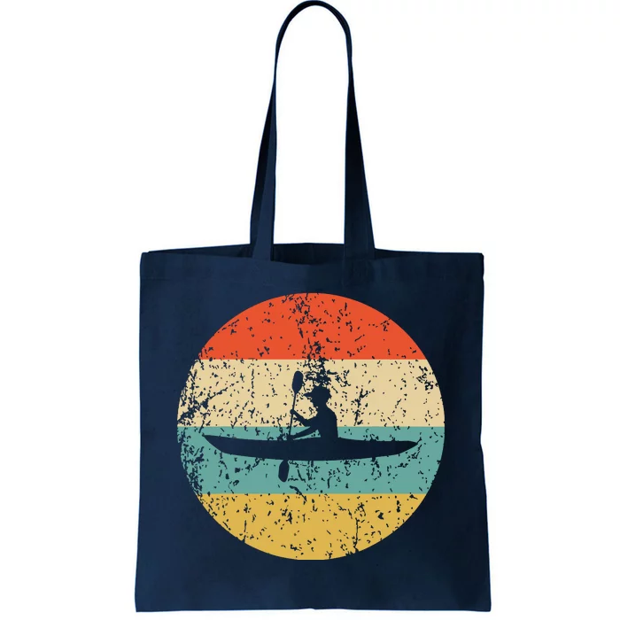 Kayaking Vintage Retro Kayak Tote Bag