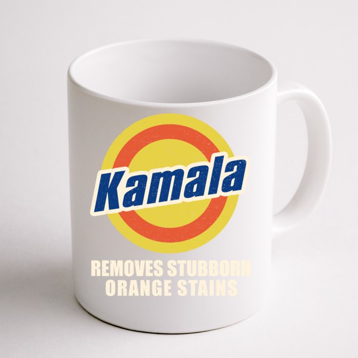 Kamala Vote Remove Stubborn Orange Stains Harris Funny Vote Meaningful Gift Front & Back Coffee Mug