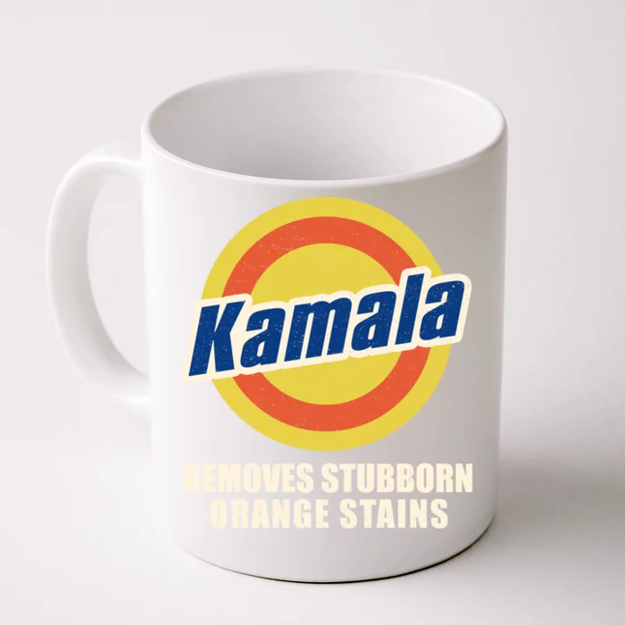 Kamala Vote Remove Stubborn Orange Stains Harris Funny Vote Meaningful Gift Front & Back Coffee Mug