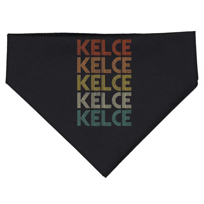 Kelce Vintage Retro names style USA-Made Doggie Bandana