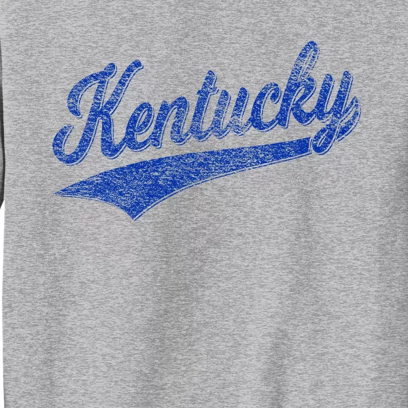 Kentucky Varsity Script Classic Sports Jersey Style Tall Sweatshirt