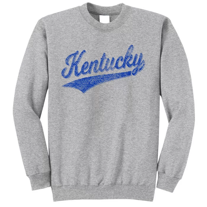 Kentucky Varsity Script Classic Sports Jersey Style Tall Sweatshirt