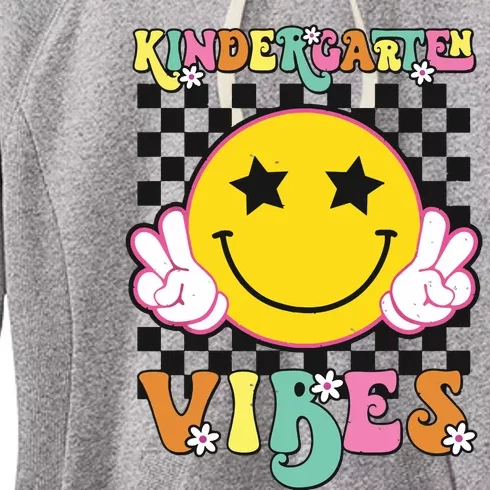 Kindergarten Vibes Smile Face Back To School Kinder Girl Women's Fleece Hoodie