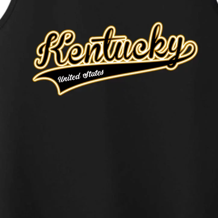 Kentucky Varsity Style Performance Tank