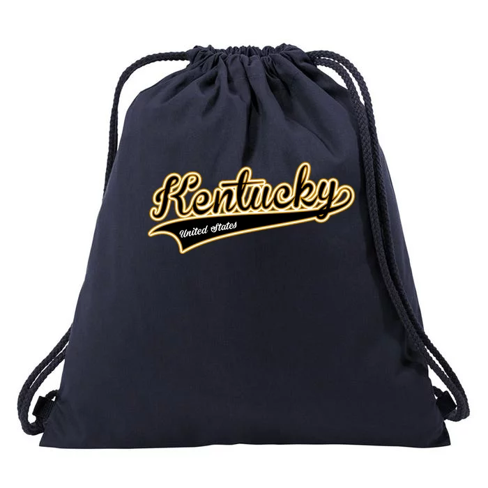 Kentucky Varsity Style Drawstring Bag