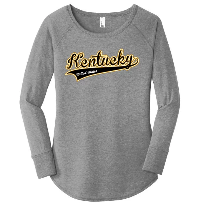 Kentucky Varsity Style Women's Perfect Tri Tunic Long Sleeve Shirt