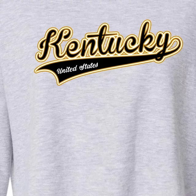 Kentucky Varsity Style Cropped Pullover Crew