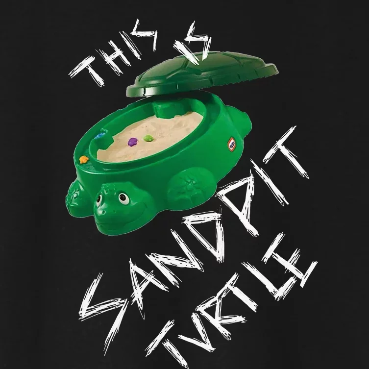 Kopie Von This Is Sandpit Turtle Women's Crop Top Tee