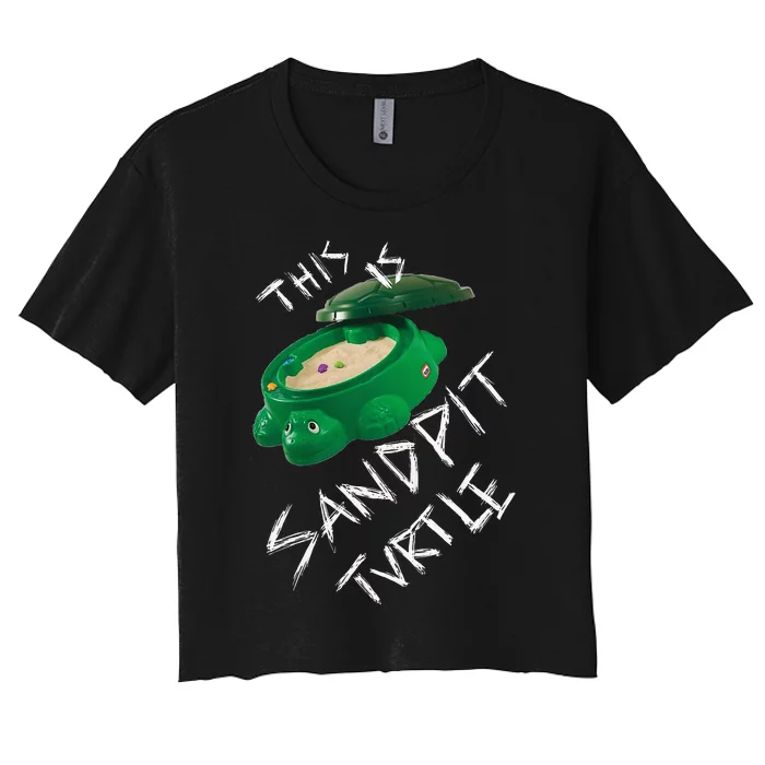 Kopie Von This Is Sandpit Turtle Women's Crop Top Tee