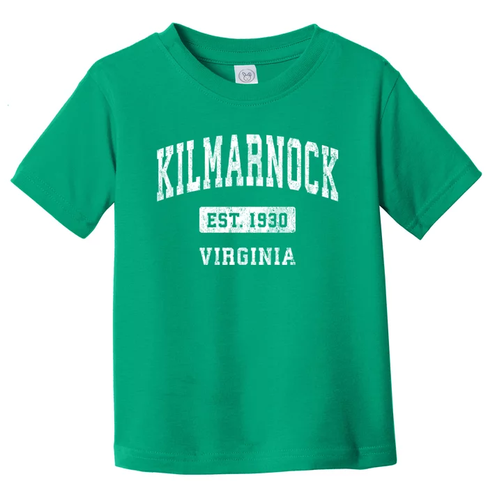 Kilmarnock Virginia Va Vintage Athletic Sports Toddler T-Shirt