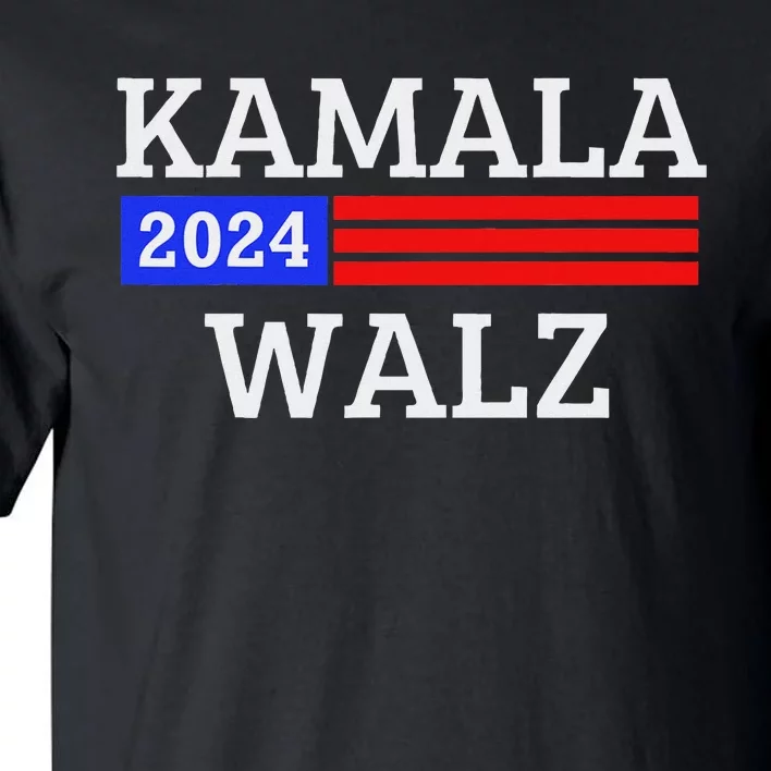 Kamala Waltz 2024 Election Kamala Harris Tim Walz 2024 Tall T-Shirt