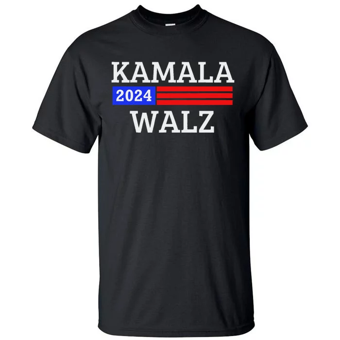 Kamala Waltz 2024 Election Kamala Harris Tim Walz 2024 Tall T-Shirt