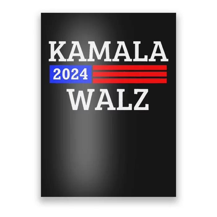 Kamala Waltz 2024 Election Kamala Harris Tim Walz 2024 Poster