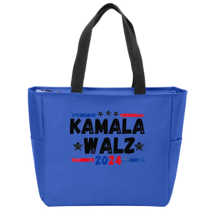 Kamala Walz 2024 For Brighter Tomorrow Zip Tote Bag