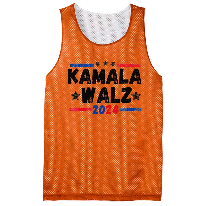 Kamala Walz 2024 For Brighter Tomorrow Mesh Reversible Basketball Jersey Tank