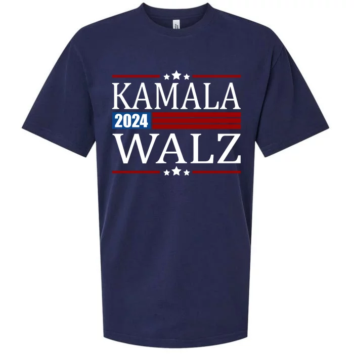 Kamala Walz 2024 Election Political Sueded Cloud Jersey T-Shirt