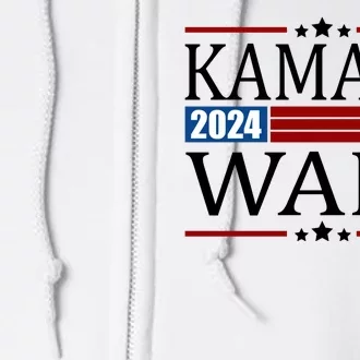 Kamala Walz 2024 Election Political Full Zip Hoodie