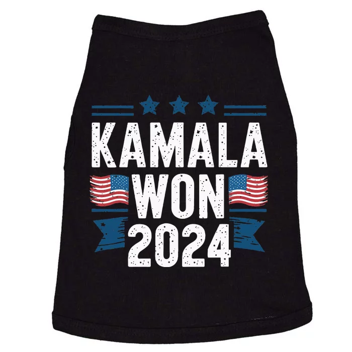 Kamala Won 2024 Election Inauguration Doggie Tank