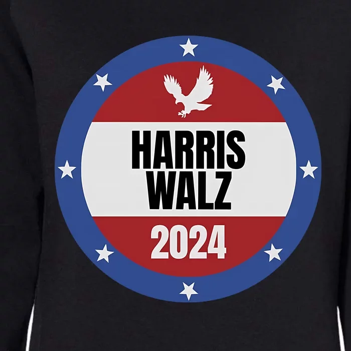 Kamala Walz 2024 Womens California Wash Sweatshirt