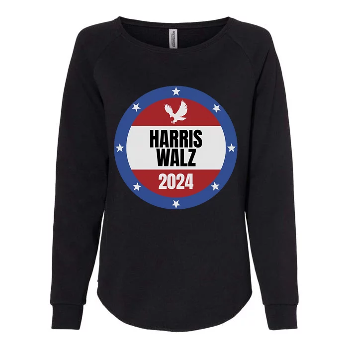 Kamala Walz 2024 Womens California Wash Sweatshirt