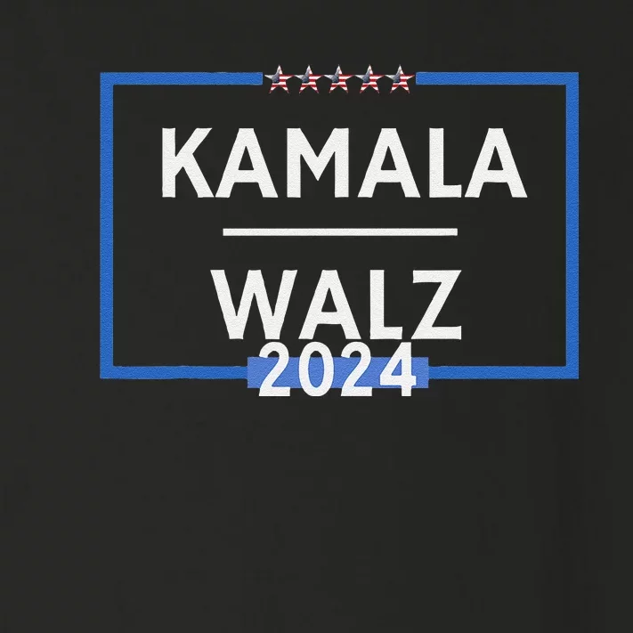 Kamala Walz 2024 Is President Election Is Vote Democratic Toddler Long Sleeve Shirt