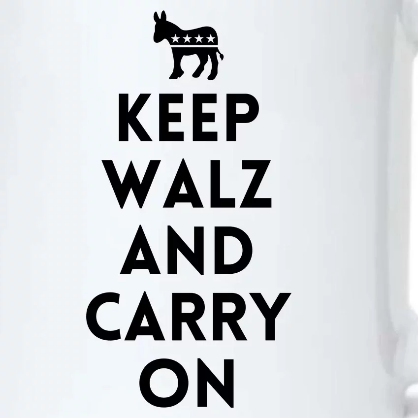 Keep Walz And Carry On Black Color Changing Mug