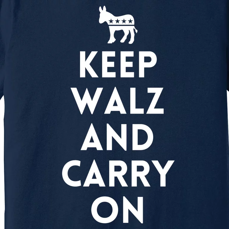 Keep Walz And Carry On Premium T-Shirt