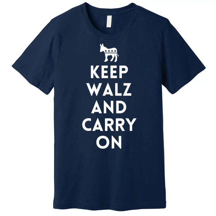 Keep Walz And Carry On Premium T-Shirt