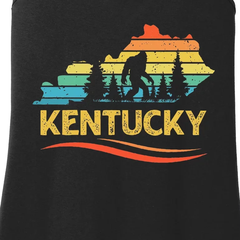 Kentucky With A Bigfoot Ladies Essential Tank