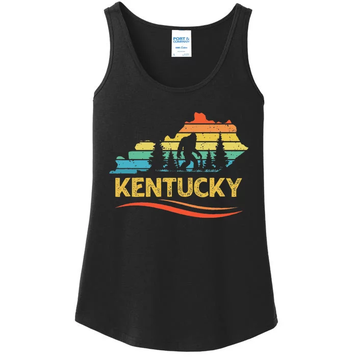 Kentucky With A Bigfoot Ladies Essential Tank