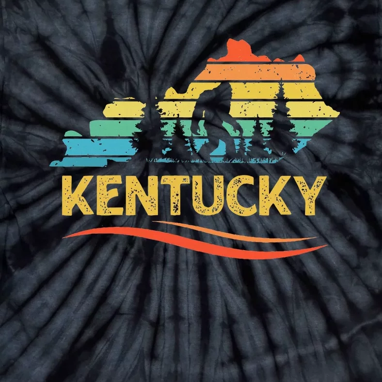 Kentucky With A Bigfoot Tie-Dye T-Shirt