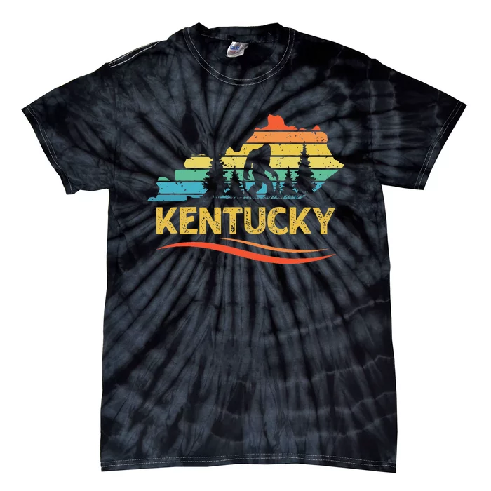 Kentucky With A Bigfoot Tie-Dye T-Shirt