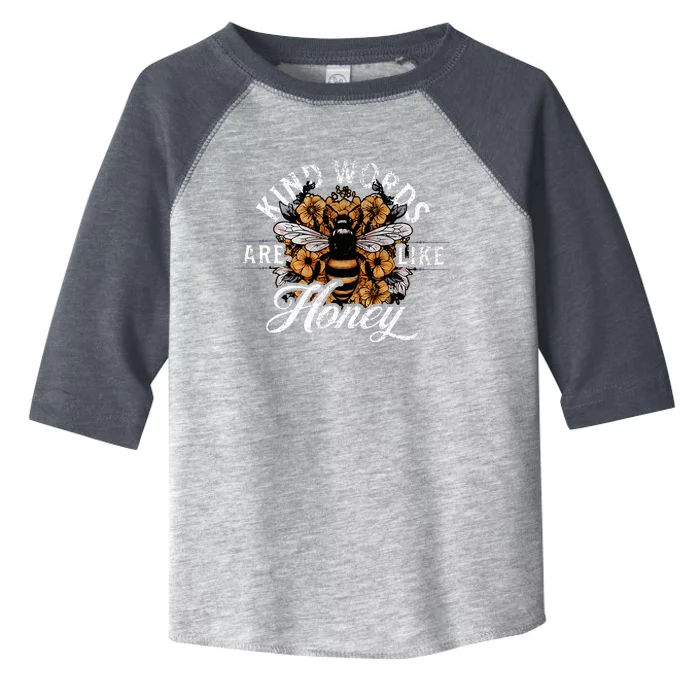 Kind Words Are Like Honey Bible Verse Christian Prayer Toddler Fine Jersey T-Shirt