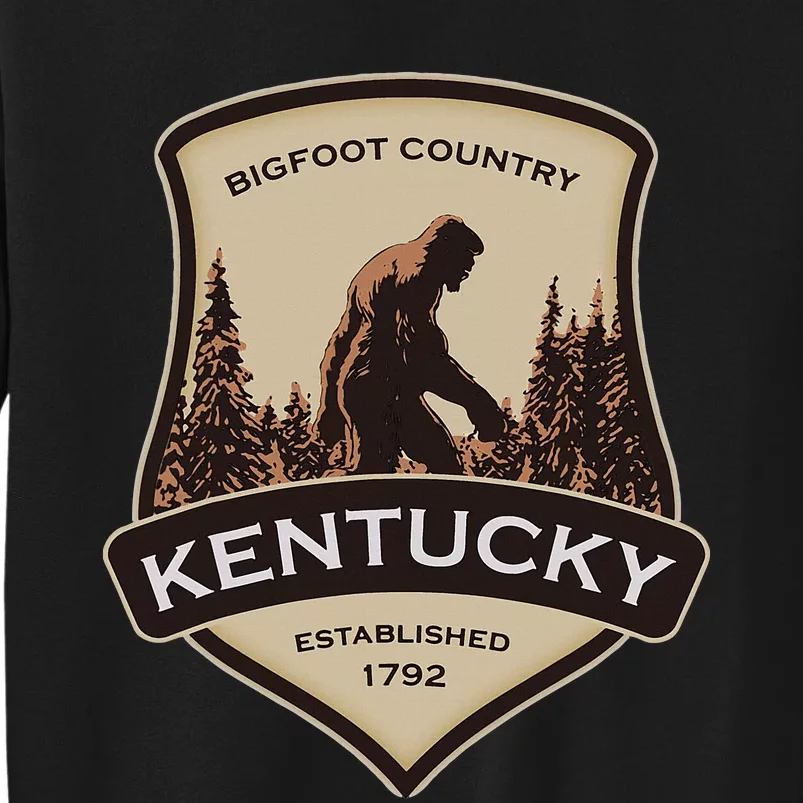 Kentucky With A Bigfoot Or A Sasquatch Sweatshirt