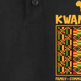 Kwanzaa Family Community Culture Dry Zone Grid Performance Polo