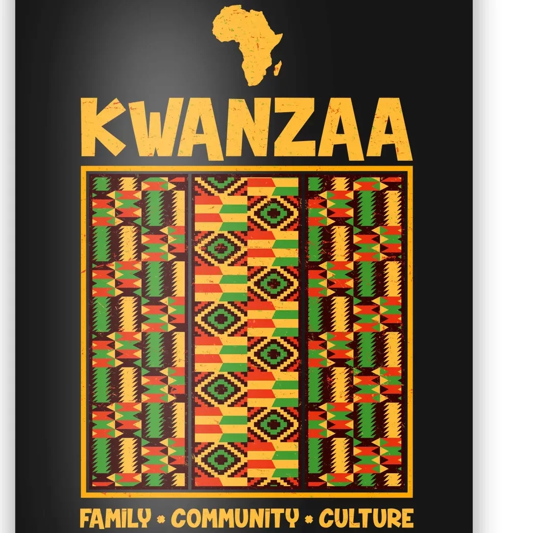 Kwanzaa Family Community Culture Poster