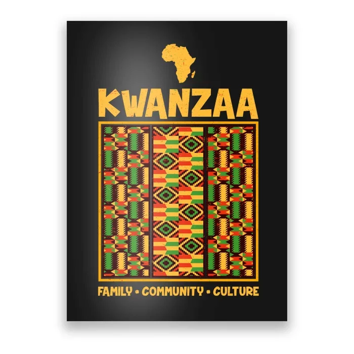 Kwanzaa Family Community Culture Poster