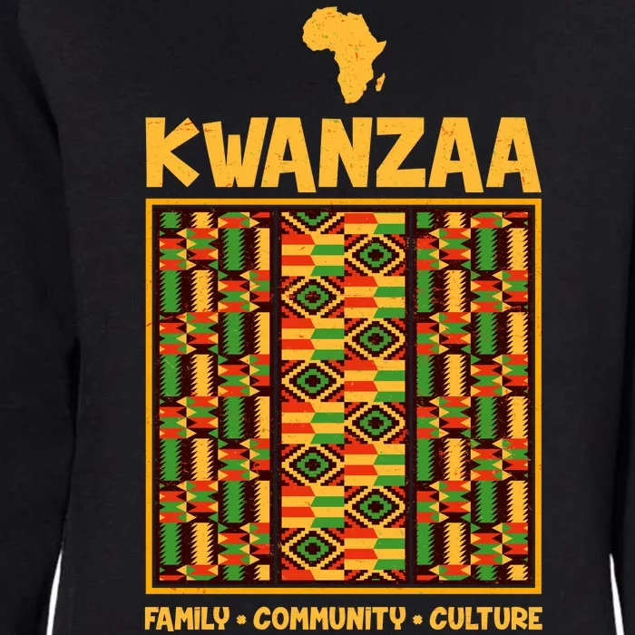 Kwanzaa Family Community Culture Womens California Wash Sweatshirt