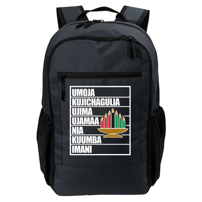 Kwanzaa Holiday Principles Kinara Candles Daily Commute Backpack