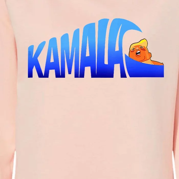 Kamala Wave Blue Wave Over Trump Womens California Wash Sweatshirt